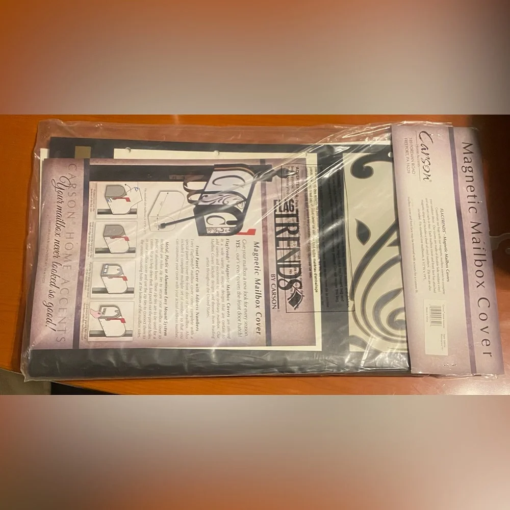 Magnetic Mailbox Cover Initial L